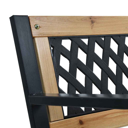 vidaXL Garden Bench 120 cm Wood - Brown - 120 x 53 x 77 cm