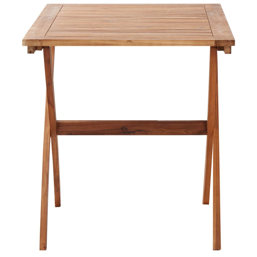 vidaXL Garden Table 110x67x74 cm Solid Acacia Wood - Brown