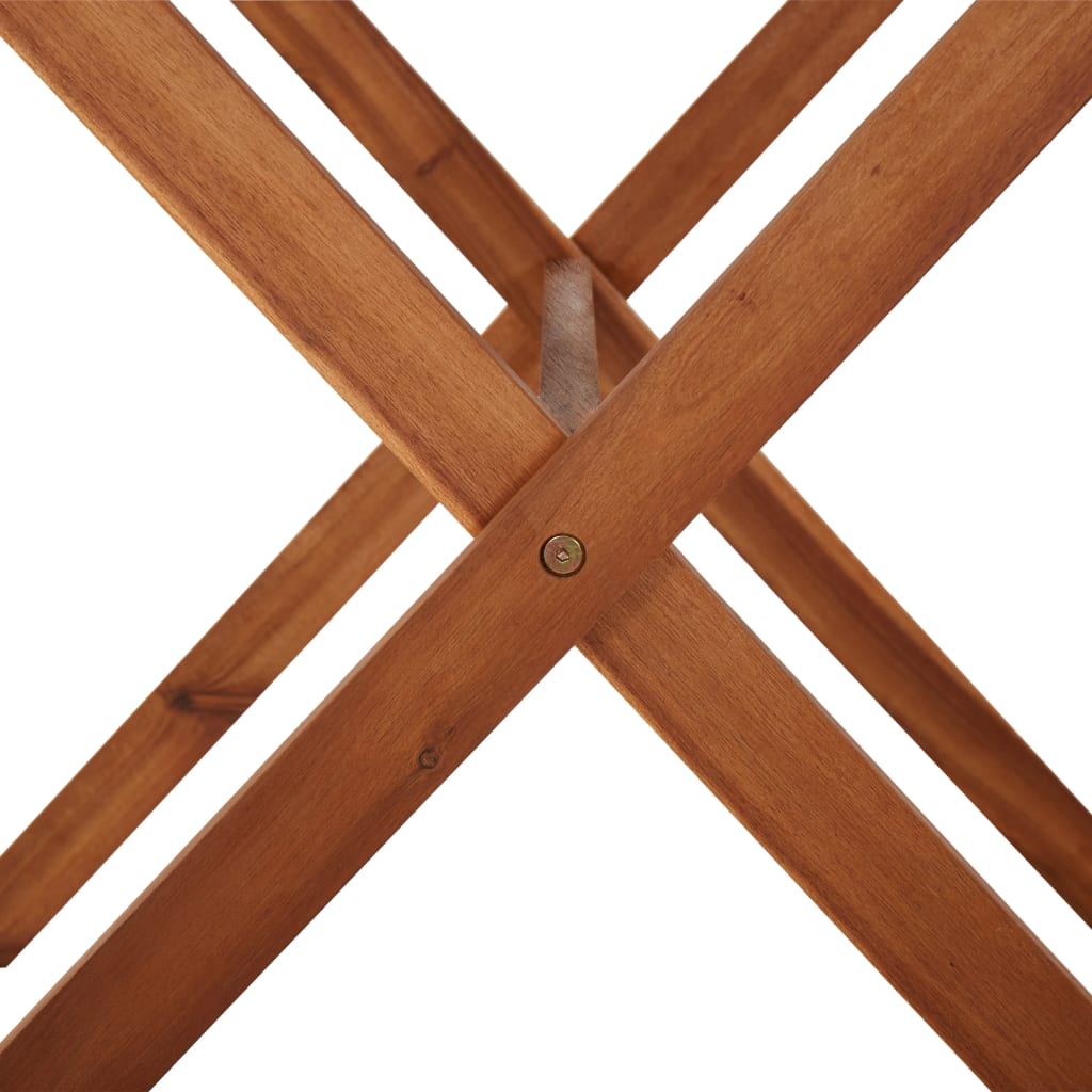 vidaXL Garden Table 110x67x74 cm Solid Acacia Wood - Brown