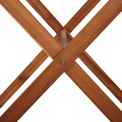 vidaXL Garden Table 110x67x74 cm Solid Acacia Wood - Brown