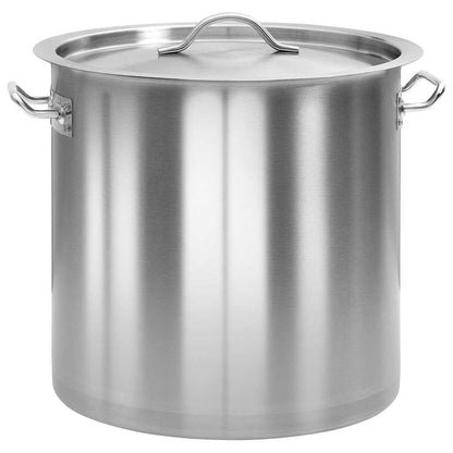 vidaXL Stock Pot 35 L 36x36 cm Stainless Steel - Silver - 36 cm