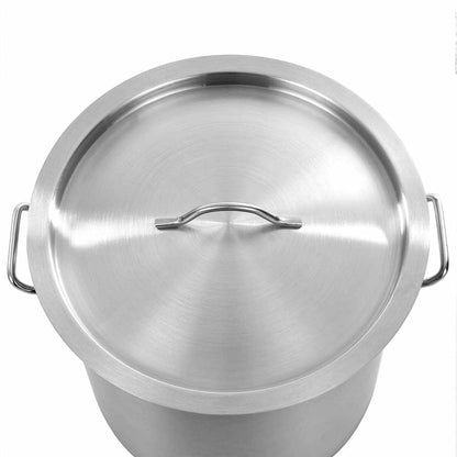 vidaXL Stock Pot 35 L 36x36 cm Stainless Steel - Silver - 36 cm