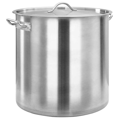 vidaXL Stock Pot 50 L 40x40 cm Stainless Steel - Silver - 40 cm
