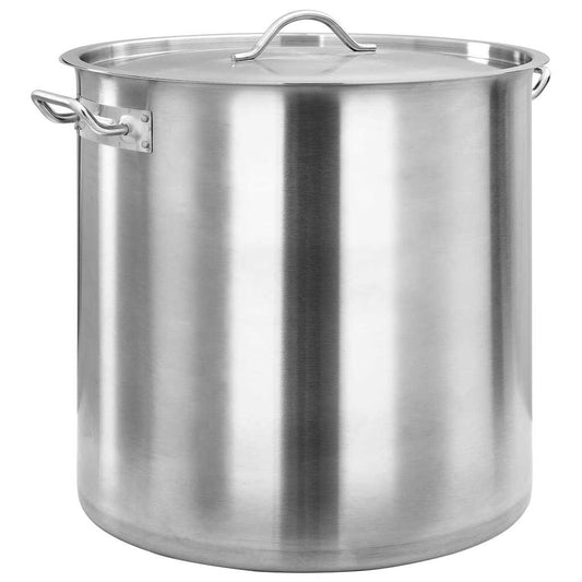 vidaXL Stock Pot 50 L 40x40 cm Stainless Steel - Silver - 40 cm
