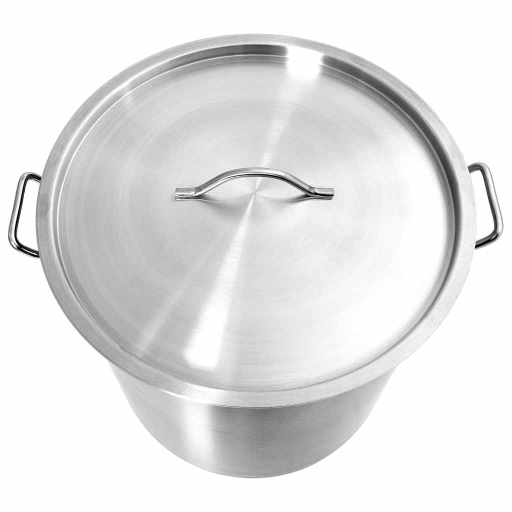 vidaXL Stock Pot 50 L 40x40 cm Stainless Steel - Silver - 40 cm
