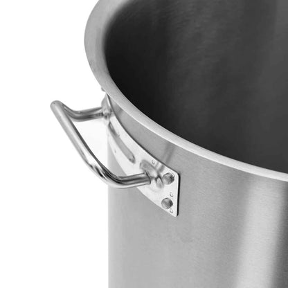 vidaXL Stock Pot 50 L 40x40 cm Stainless Steel - Silver - 40 cm