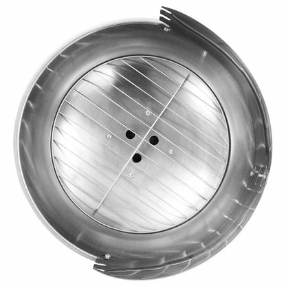vidaXL Pedestal Charcoal BBQ Grill Stainless Steel - Silver