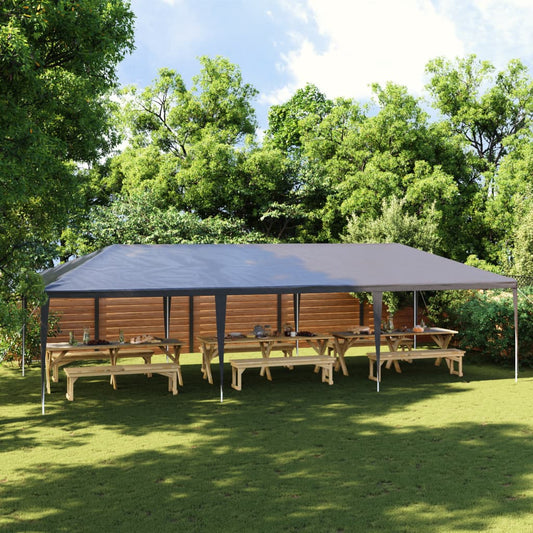 vidaXL Professional Party Tent 4x9 m Anthracite 90 g/m²