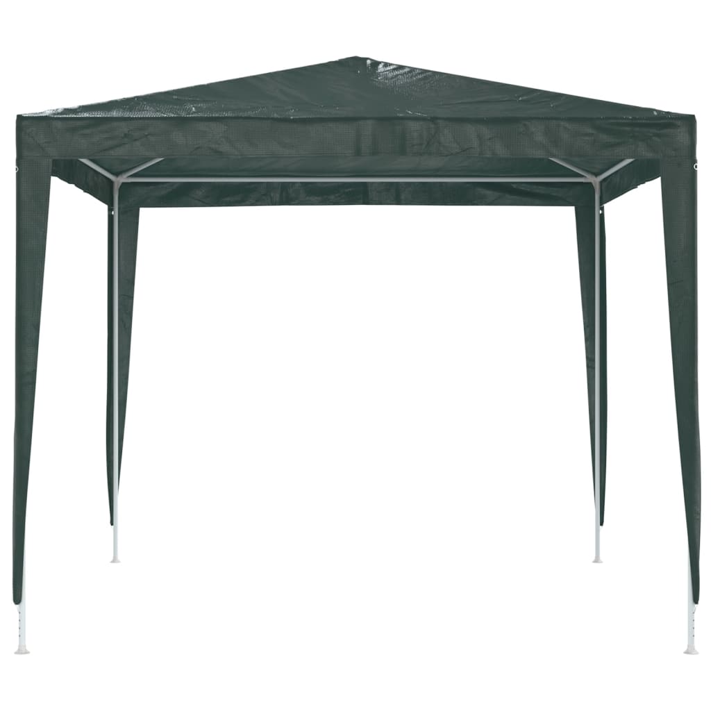vidaXL Professional Party Tent 2.5x2.5 m Green 90 g/m²