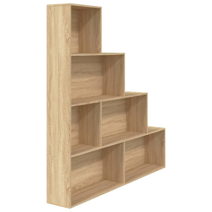 vidaXL Book Cabinet/Room Divider Sonoma Oak 155x24x160 cm Engineered Wood - Brown