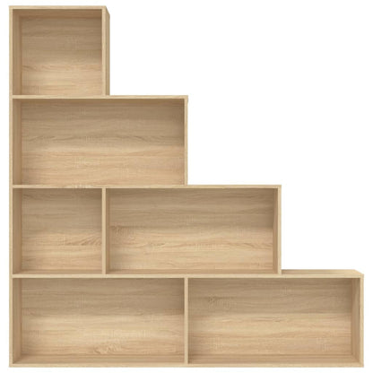 vidaXL Book Cabinet/Room Divider Sonoma Oak 155x24x160 cm Engineered Wood - Brown