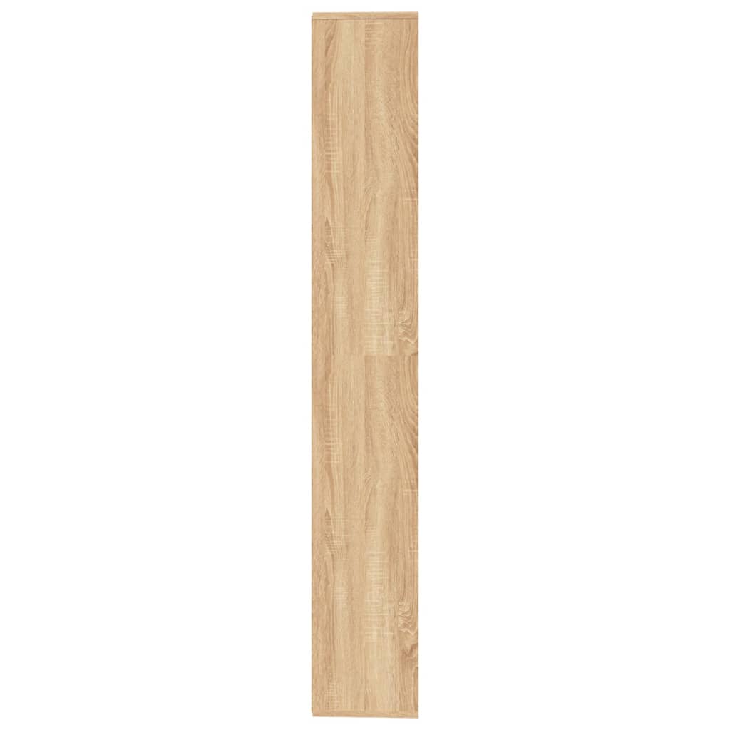 vidaXL Book Cabinet/Room Divider Sonoma Oak 155x24x160 cm Engineered Wood - Brown