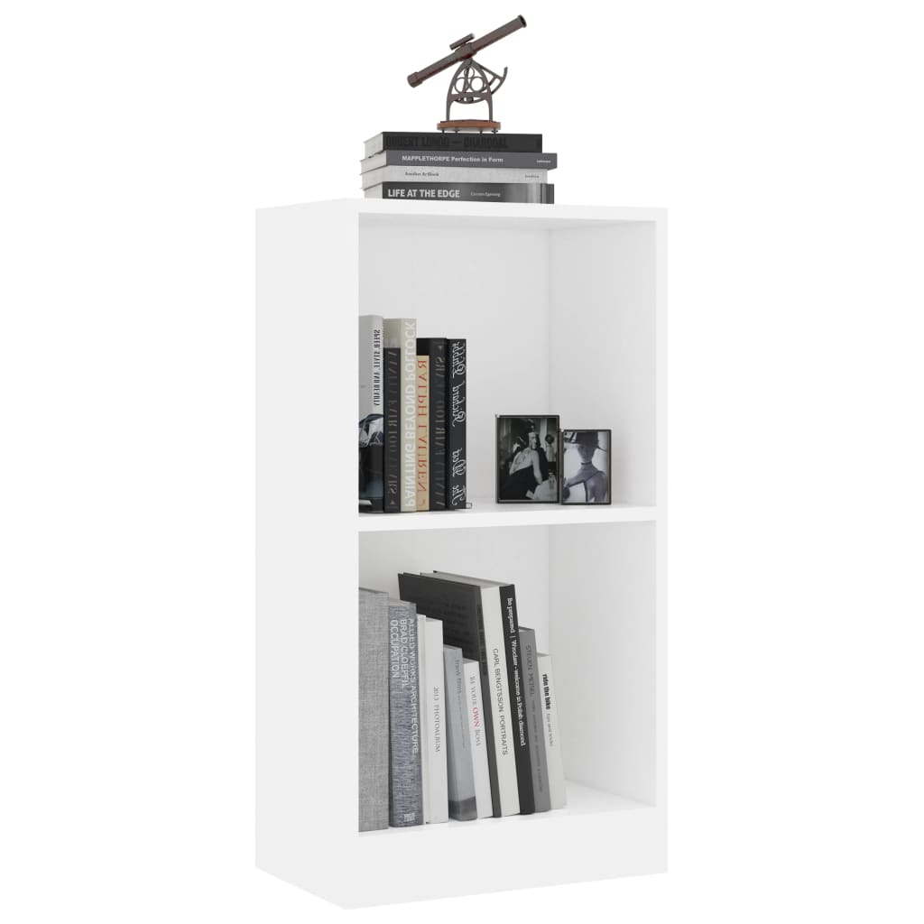 vidaXL Bookcase White 40x24x75 cm Engineered Wood
