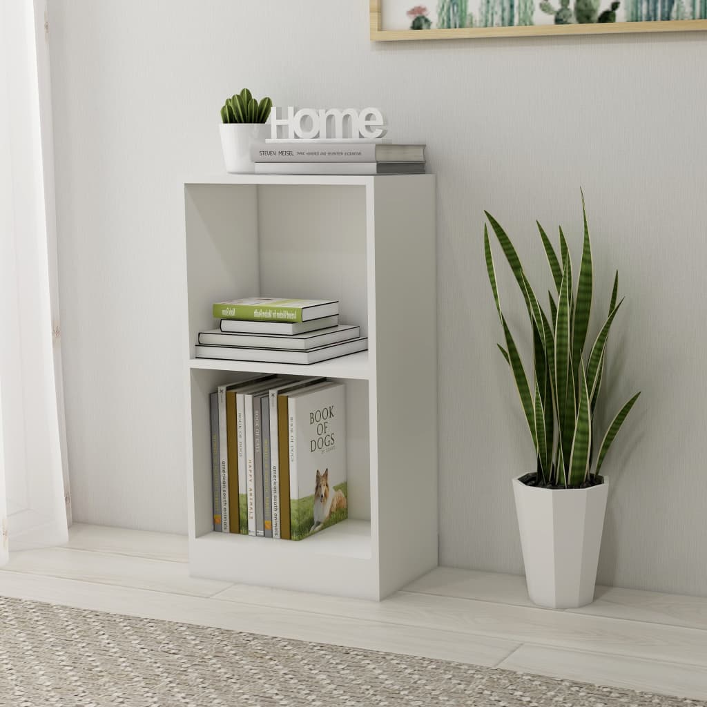 vidaXL Bookcase White 40x24x75 cm Engineered Wood