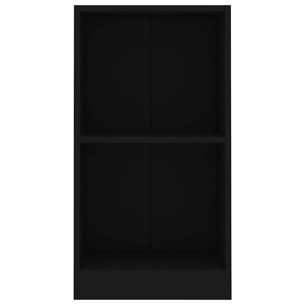 vidaXL Bookcase Black 40x24x75 cm Engineered Wood