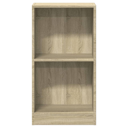 vidaXL Bookcase Sonoma Oak 40x24x75 cm Engineered Wood - Brown