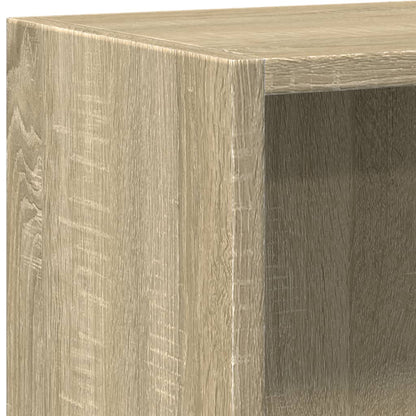 vidaXL Bookcase Sonoma Oak 40x24x75 cm Engineered Wood - Brown