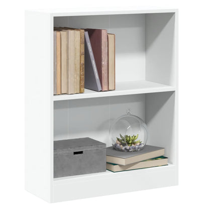800855 vidaXL Bookshelf White 60x24x76 cm Engineered Wood
