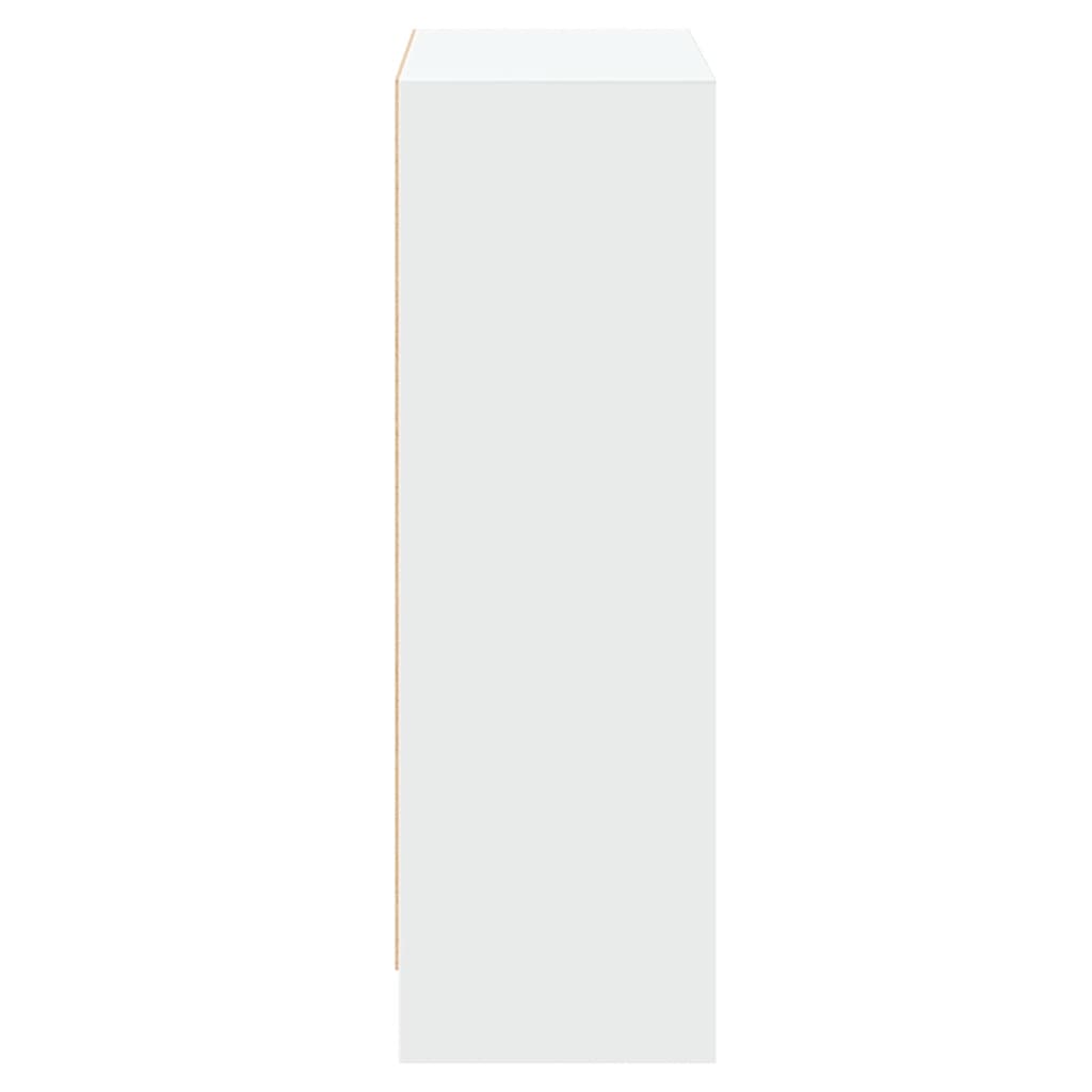 800855 vidaXL Bookshelf White 60x24x76 cm Engineered Wood