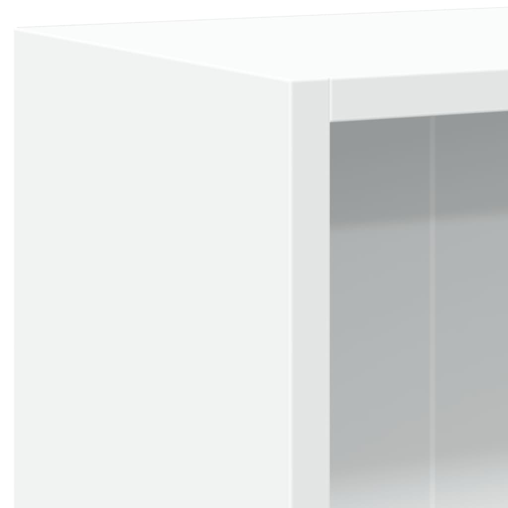 800855 vidaXL Bookshelf White 60x24x76 cm Engineered Wood