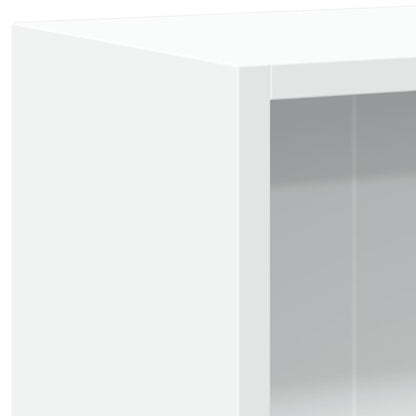800855 vidaXL Bookshelf White 60x24x76 cm Engineered Wood