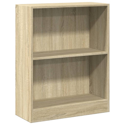800858 vidaXL Bookshelf Sonoma Oak 60x24x76 cm Engineered Wood - Brown