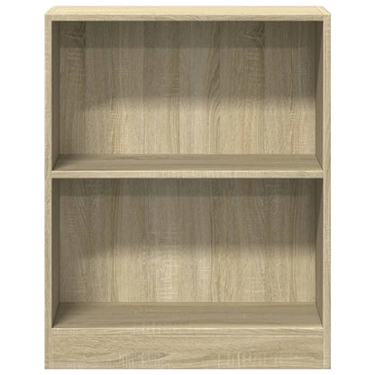800858 vidaXL Bookshelf Sonoma Oak 60x24x76 cm Engineered Wood - Brown