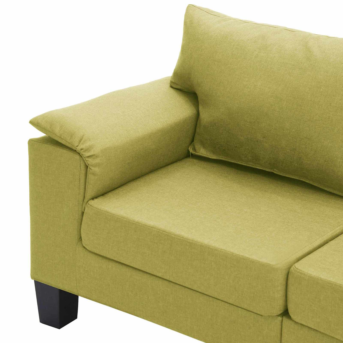 vidaXL Sofa Green Fabric - Gre