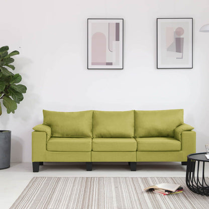 vidaXL Sofa Green Fabric - Gre