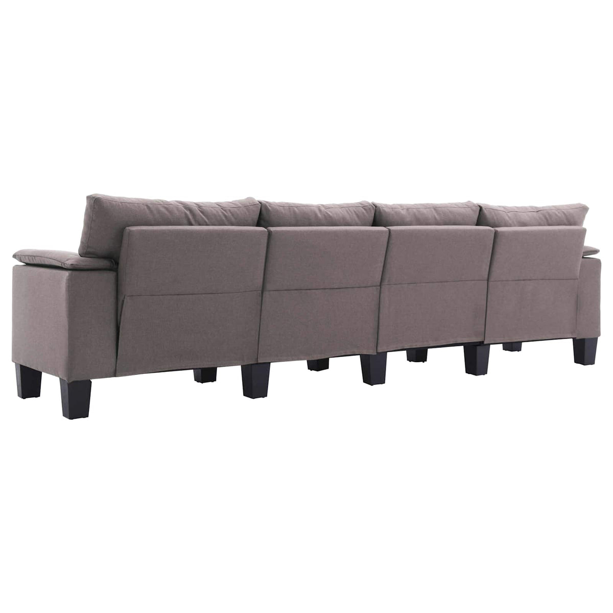 vidaXL Sofa Taupe 4-Seater Fabric