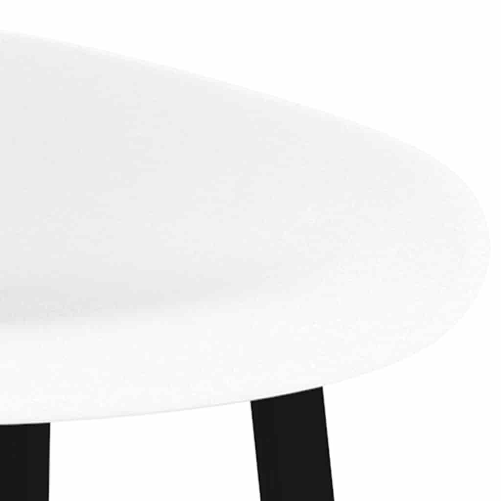 vidaXL Bar Chairs 2 pcs White - 48 x 46 x 85 cm