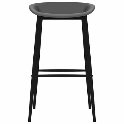 vidaXL Bar Chairs 2 pcs Grey - 48 x 46 x 85 cm