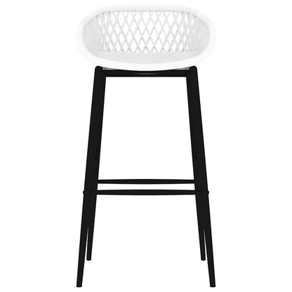 vidaXL Bar Chairs 4 pcs White - 48 x 47.5 x 95.5 cm