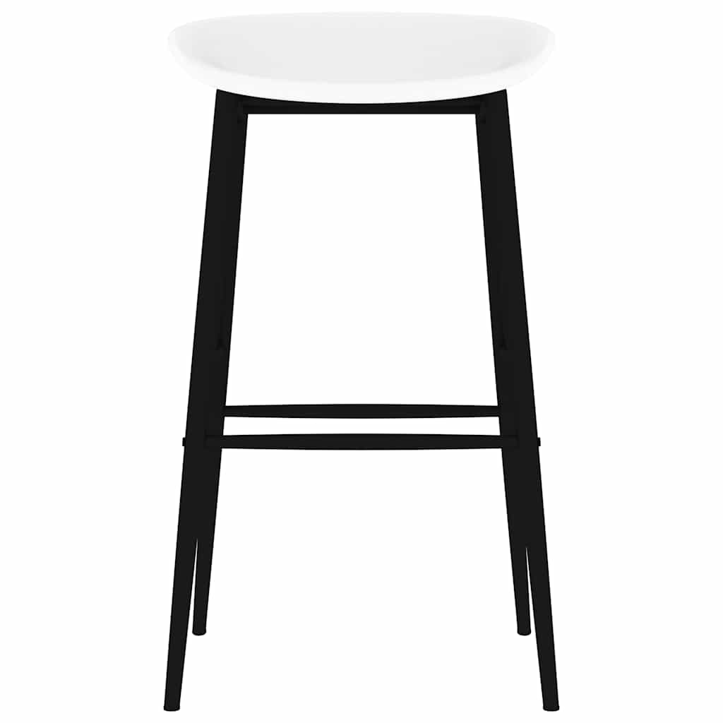 vidaXL Bar Chairs 4 pcs White - 48 x 46 x 85 cm
