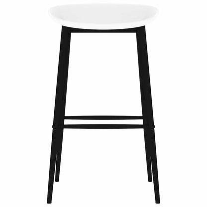 vidaXL Bar Chairs 4 pcs White - 48 x 46 x 85 cm