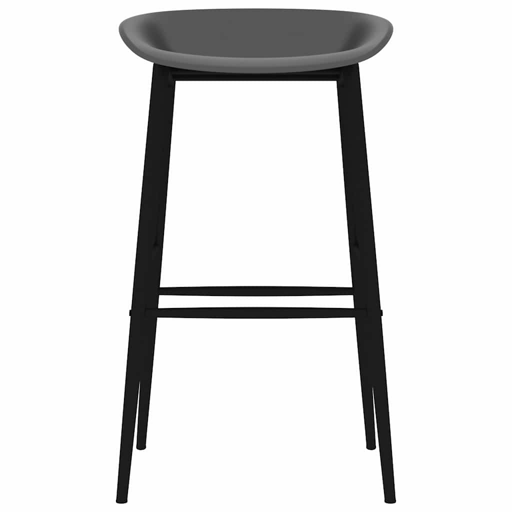 vidaXL Bar Chairs 4 pcs Grey - 48 x 46 x 85 cm