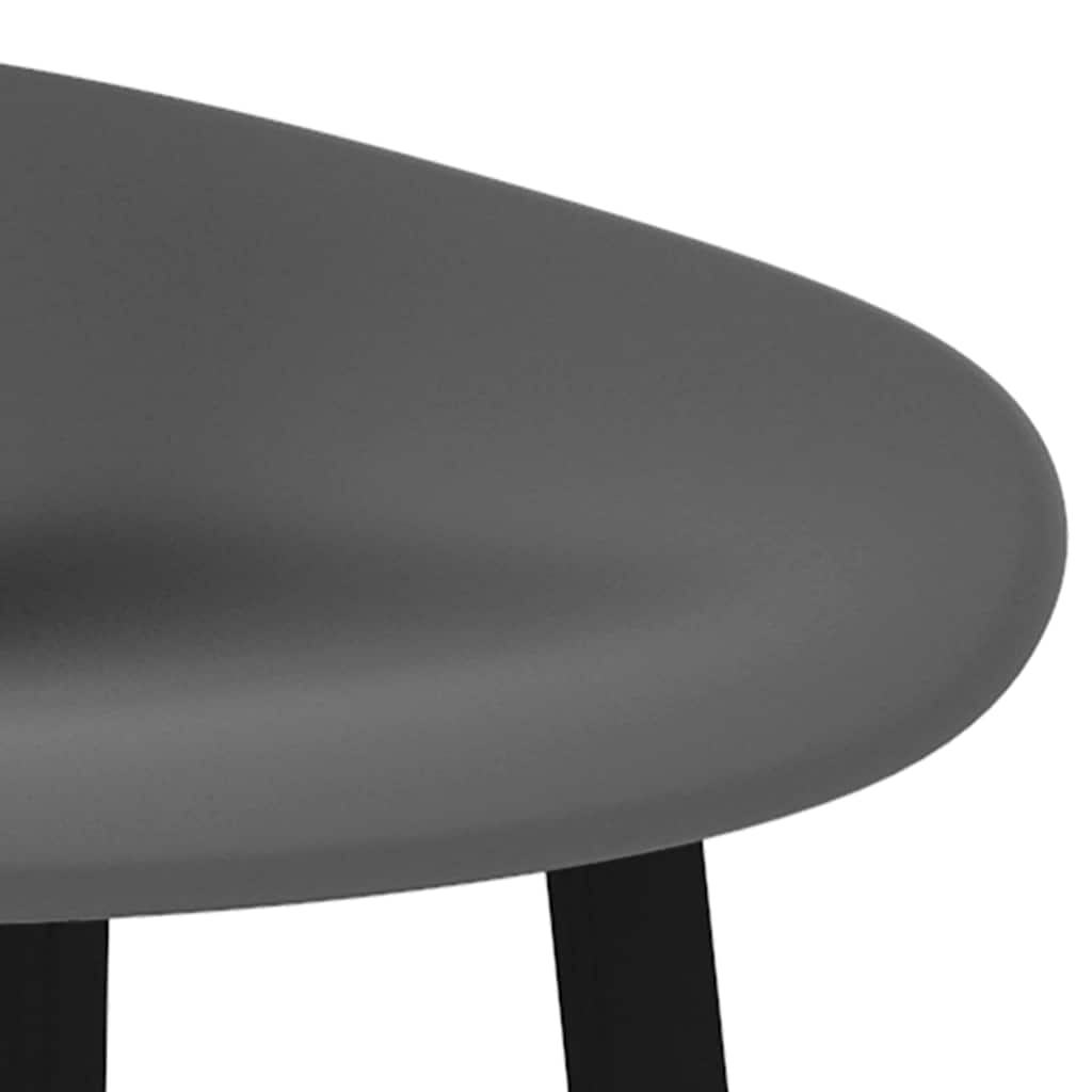 vidaXL Bar Chairs 4 pcs Grey - 48 x 46 x 85 cm