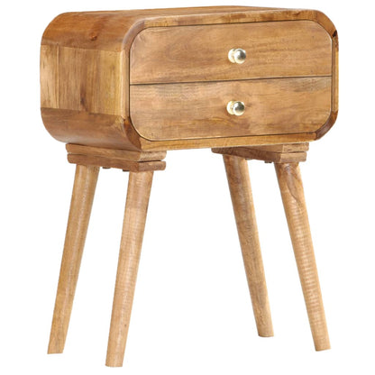 vidaXL Bedside Cabinet 43x30x58 cm Solid Mango Wood - Brown