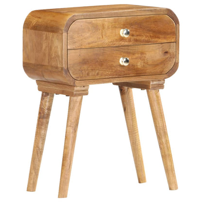 vidaXL Bedside Cabinet 43x30x58 cm Solid Mango Wood - Brown