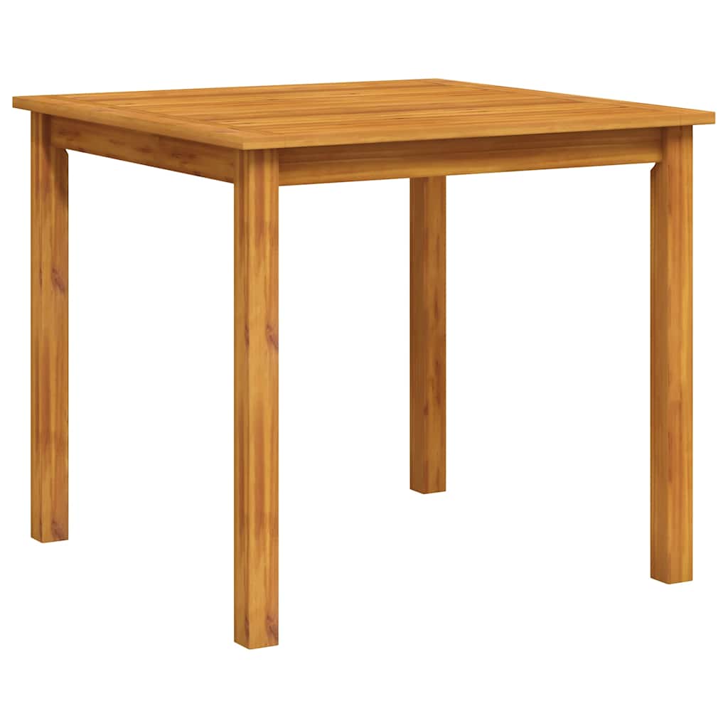 vidaXL Garden Table 85x85x74 cm Solid Acacia Wood - Brown