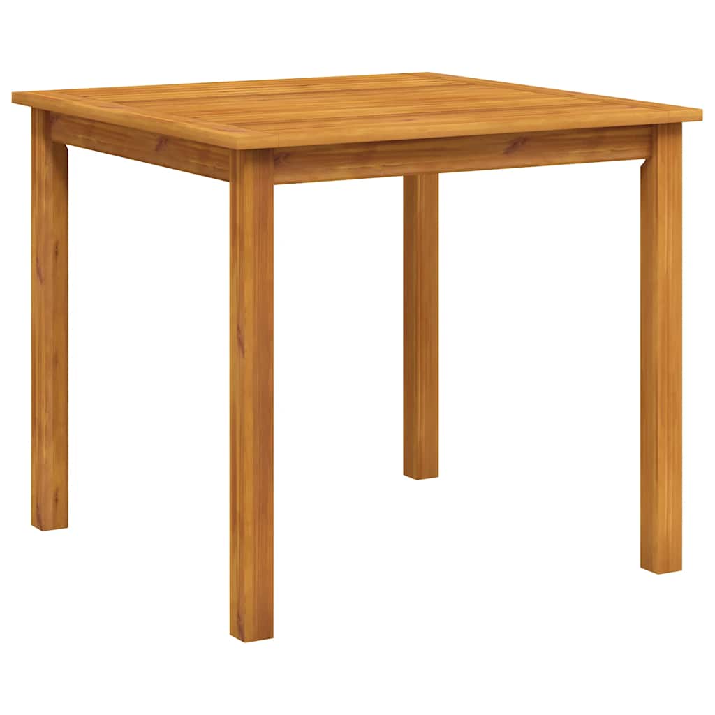 vidaXL Garden Table 85x85x74 cm Solid Acacia Wood - Brown