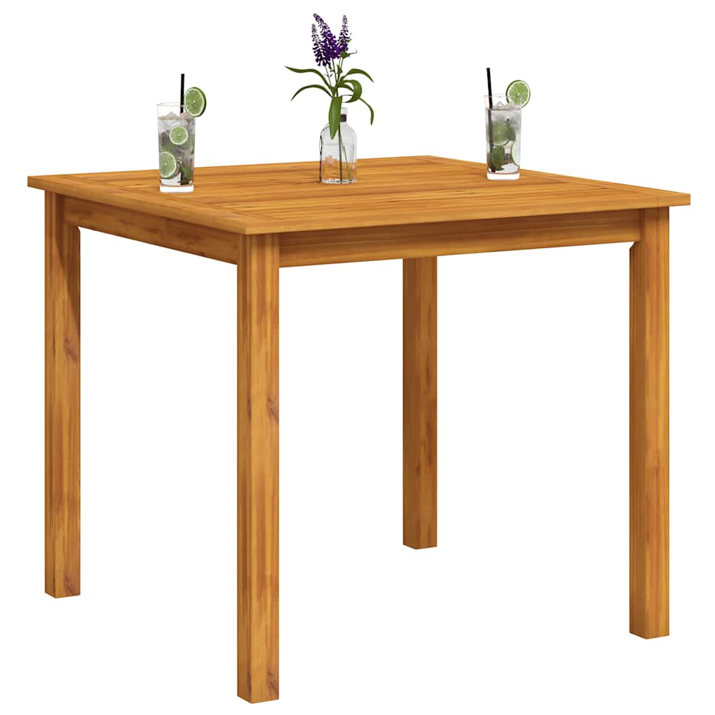 vidaXL Garden Table 85x85x74 cm Solid Acacia Wood - Brown
