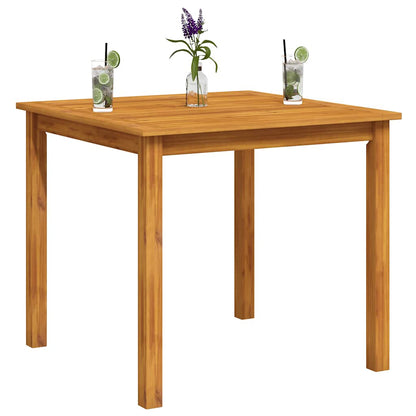 vidaXL Garden Table 85x85x74 cm Solid Acacia Wood - Brown