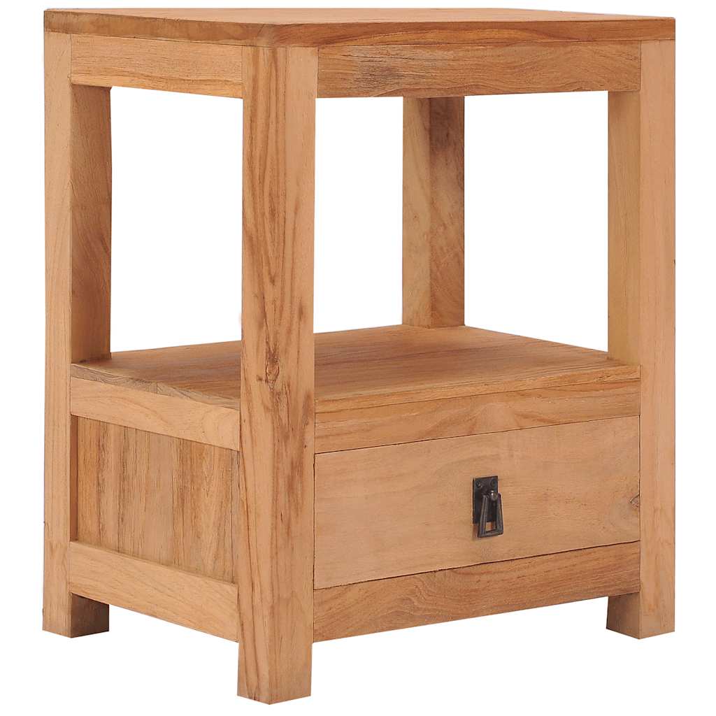 vidaXL bedside Cabinet 40x30x50 cm Solid Teak Wood - Brown