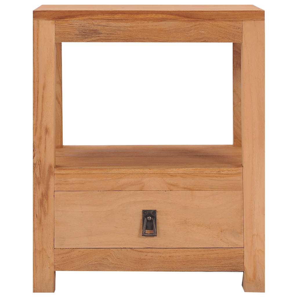 vidaXL bedside Cabinet 40x30x50 cm Solid Teak Wood - Brown