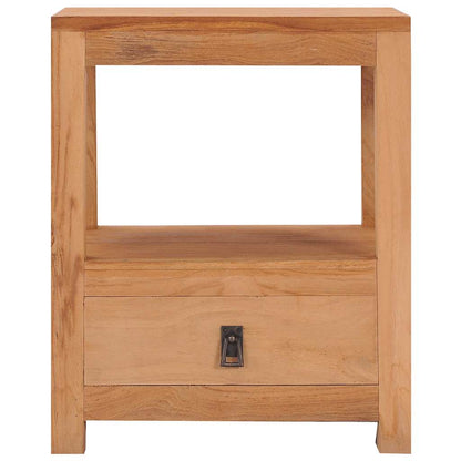 vidaXL bedside Cabinet 40x30x50 cm Solid Teak Wood - Brown