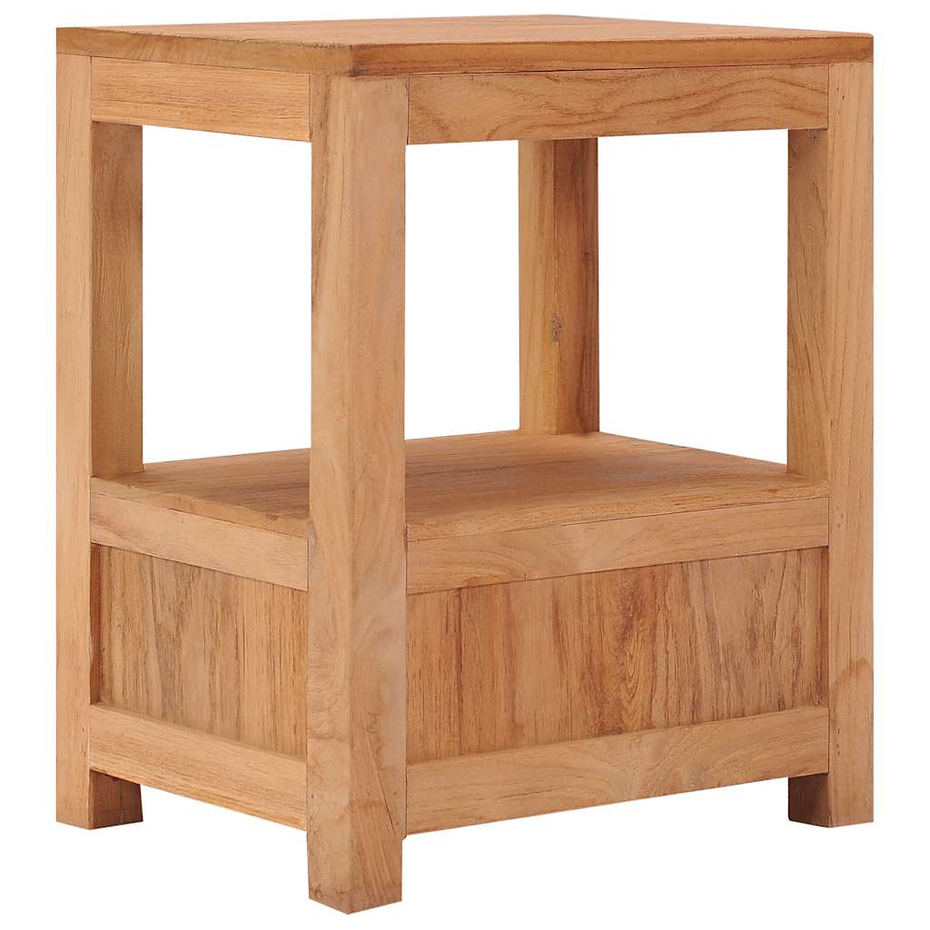 vidaXL bedside Cabinet 40x30x50 cm Solid Teak Wood - Brown