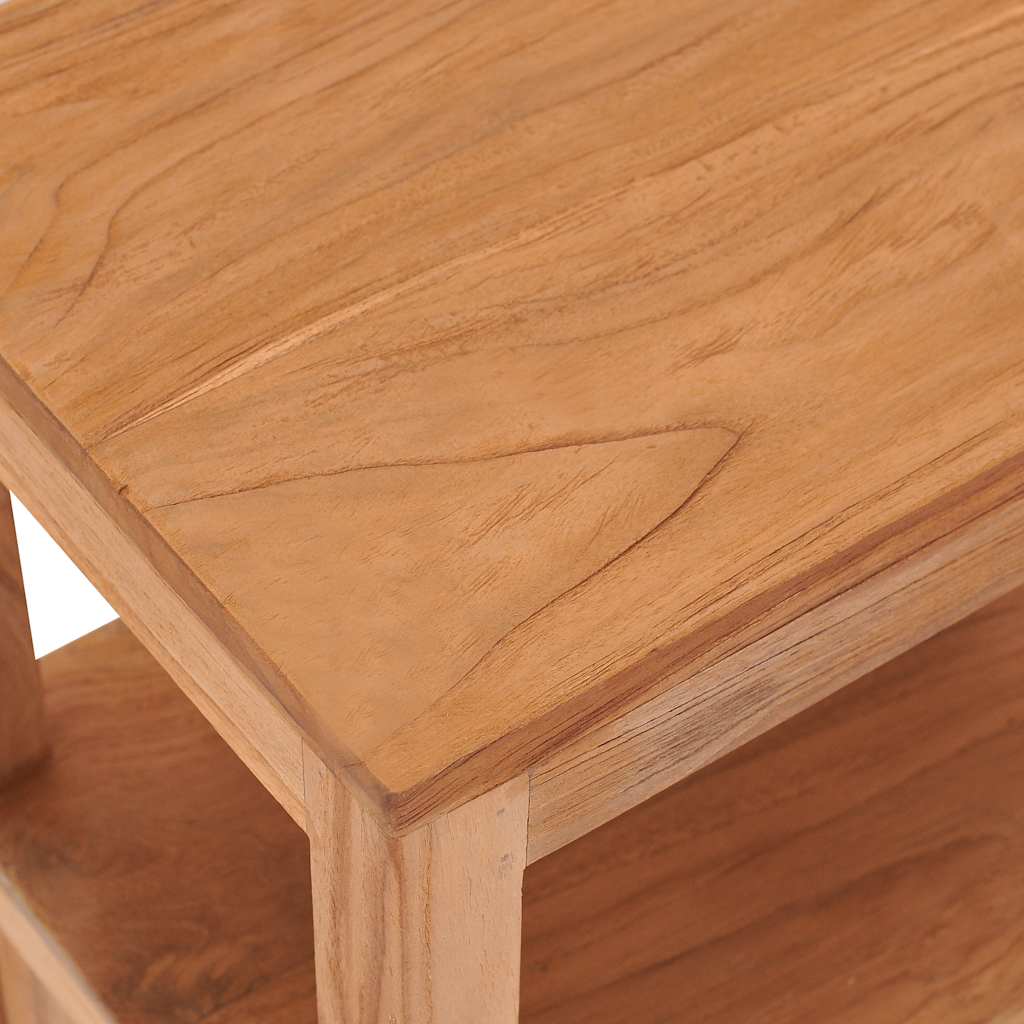 vidaXL bedside Cabinet 40x30x50 cm Solid Teak Wood - Brown