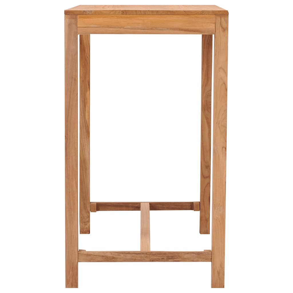 vidaXL Garden Bar Table 110x60x105 cm Solid Teak Wood - Brown