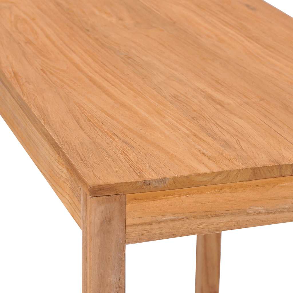 vidaXL Garden Bar Table 110x60x105 cm Solid Teak Wood - Brown